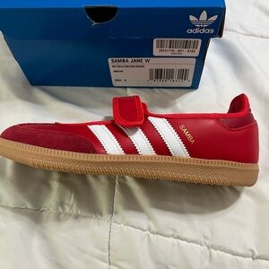 Adidas Samba Jane Red Sneakers